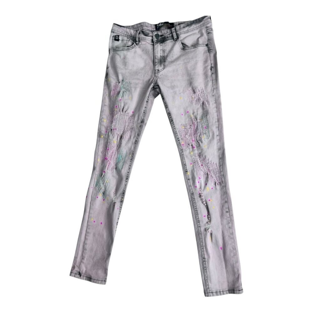 Switch Remarkable Slim Taper Fit Distressed Jeans | Men's Size 32x32‎ Streetwear